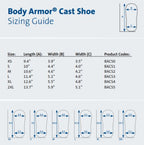 Body Armor Cast Shoe - Women's Large - Shock Absorbing, Secure Bungee Closure