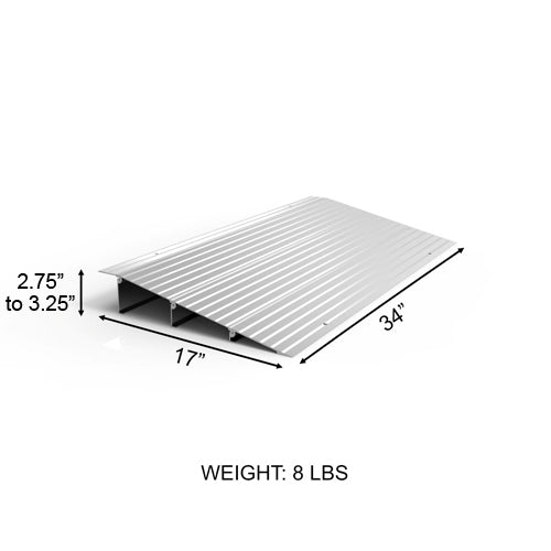 EZ-Access Threshold Ramp, 3 x 17 x 34 in, 700 lb Capacity