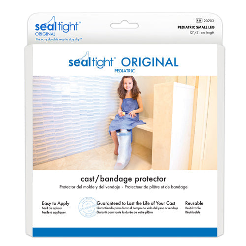 SEAL-TIGHT Original Cast Protector Pediatric Medium Leg 17" - Waterproof Bandage Cover for Showering & Bathing