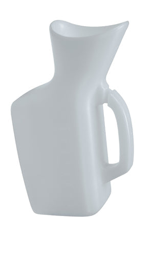 Female Urinal with Spill-Proof Design, 32 oz Capacity, for Bedridden or Limited Mobility - Retail Boxed
