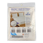 Twin Mattress Protector 39x75x9 - Waterproof, Flame Retardant, Heavy Duty Cover