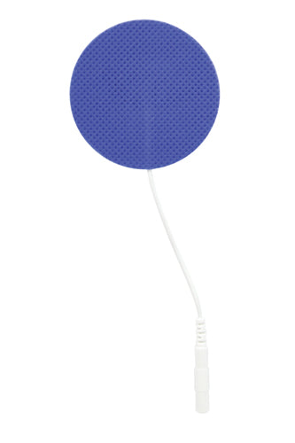 Blue Jay Reusable TENS Electrodes - 2" Round, 4-Pack - Premium Self-Adhering Electrode Pads