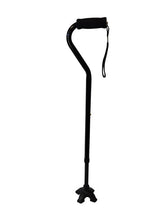 Stand Up Cane Tip - Quad Base - 3/4 Inch - Enhanced Traction & Stability
