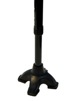 Blue Jay Quad Cane - Aluminum Offset Walking Cane with 30-39" Adjustable Height
