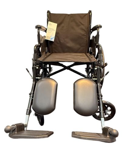 18" K3 Wheelchair with Elevating Leg Rests, Adjustable Seat Depth & Flip-Back Arms