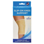 Blue Jay Beige Knee Support - Medium Slip-On Brace (14.5 - 17") for Comfortable Support