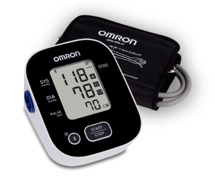 OMRON 3 Series Wireless Upper Arm Blood Pressure Monitor - Advanced Accuracy, Irregular Heartbeat Detection