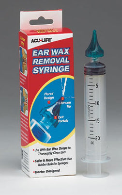 Earwax Removal Syringe - Doctor Designed Tri-Stream Tip for Safe & Effective Ear Cleaning