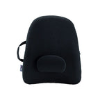 Obusforme Lowback Backrest Support - Black Lumbar Cushion for Posture & Comfort