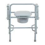 Drop Arm Commode, Deluxe Steel, Adjustable Height, 300 lb Capacity