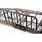 No-Gap Bed Rails for Hospital Beds - Brown Vein Finish (Pair)