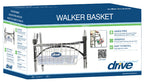Snap-On Walker Basket with Cup Holder Insert for Folding Walkers