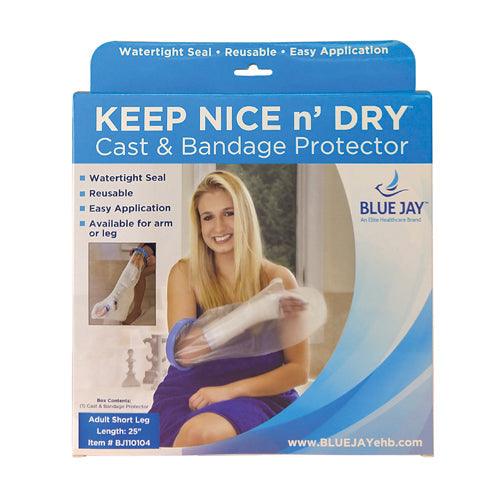 Waterproof Cast Cover for Hand - Adult Size Reusable Bandage Protector