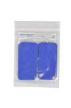 Blue Jay Reusable TENS Electrodes, 2 x 4 in Rectangle, 4 ct
