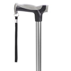 Comfort Grip Aluminum Cane - Graphite Fashion Color, 300 lbs Capacity