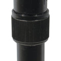 Deluxe Silver Adjustable Offset Cane with Comfort Grip & Wrist Strap