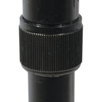 Deluxe Silver Adjustable Offset Cane with Comfort Grip & Wrist Strap