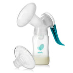 Evenflo Advanced Manual Breast Pump - Includes 2 Flange Sizes & 5 oz Bottle