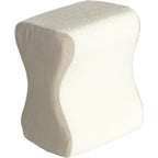 Knee Separator Pillow for Leg Support - Foam Body Positioner - Ecru Cover