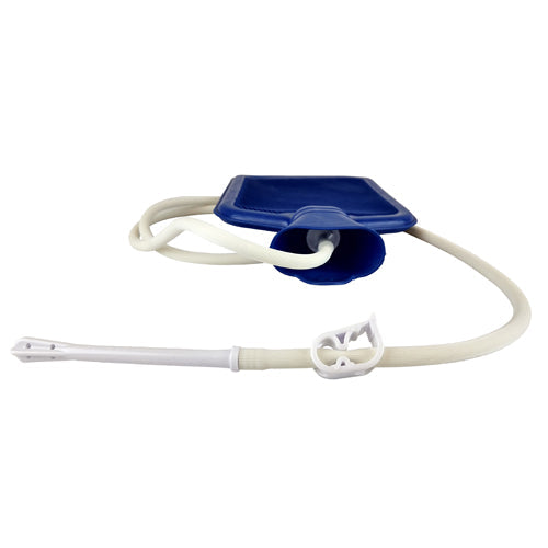 2 Quart Hot Water Bottle Enema and Douche Kit - Blue Jay Rubber System for Pain Relief & Cleansing