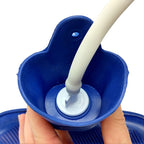 2 Quart Hot Water Bottle Enema and Douche Kit - Blue Jay Rubber System for Pain Relief & Cleansing