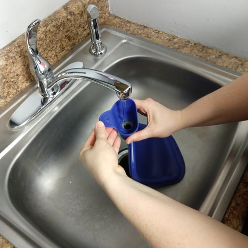 2 Quart Hot Water Bottle Enema and Douche Kit - Blue Jay Rubber System for Pain Relief & Cleansing