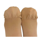 30-40 mmHg Compression Stockings, Below Knee, Closed Toe, Large - Beige