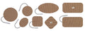 Uni-Patch Re-Ply 2.75" Round Electrodes - Latex-Free, Self-Adhering - Pk/4
