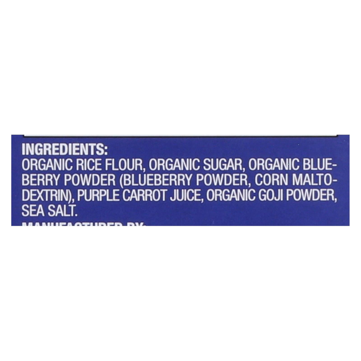 Baby Mum-Mum Organic Blueberry & Goji Teething Rice Rusks, 1.76 oz (Case of 6)
