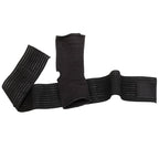 Blue Jay Ankle Support Wrap - Adjustable Compression Brace for Pain Relief - Black, Large (9-10)