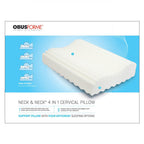 Neck & Neck 4-in-1 Cervical Pillow - Ergonomic, Contoured Support for Back & Neck Therapy