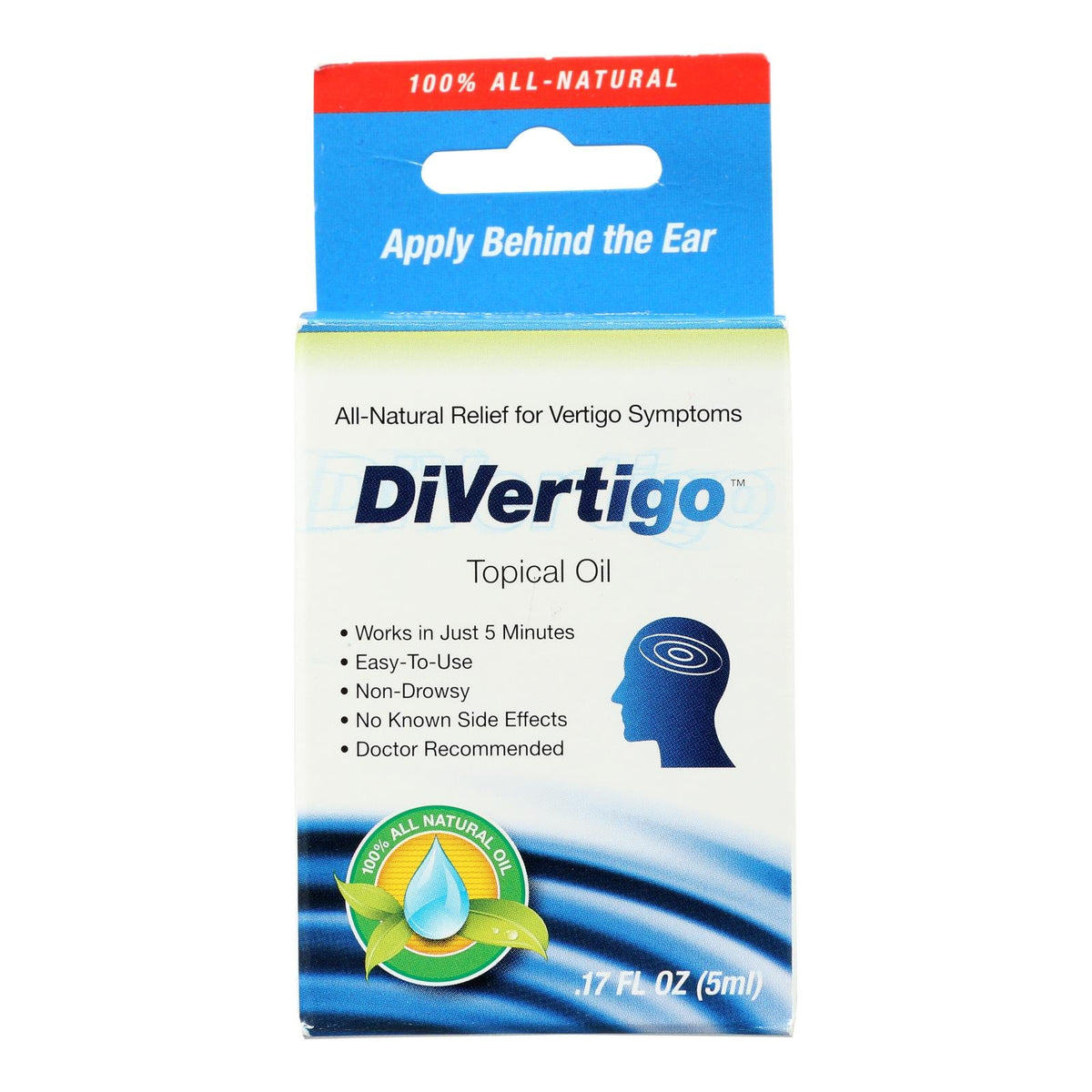DiVertigo Essential Topical Oil Blend, 0.17 fl oz (Case of 2)