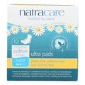 Natracare Natural Ultra Pads with Wings, Super, Organic Cotton Cover, 12 ct (Case of 2)
