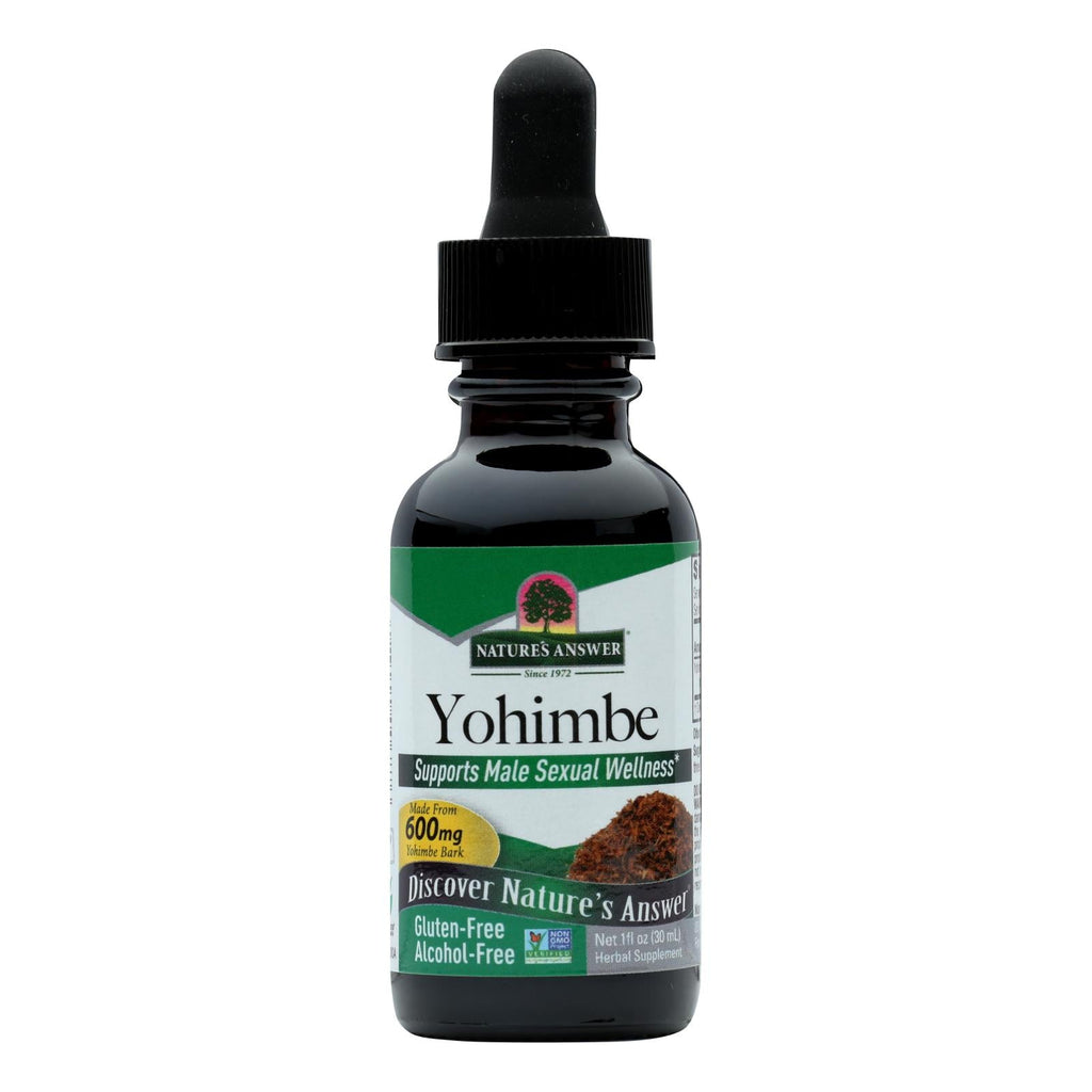 Nature's Answer Yohimbe Bark, Alcohol Free, 1 fl oz (Case of 2)