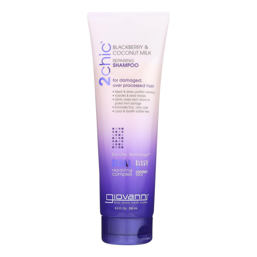 Giovanni 2chic Ultra-Repair Shampoo, Blackberry and Coconut Milk, 8.5 oz