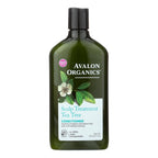 Avalon Organics Scalp Treatment Tea Tree Conditioner, 11 fl oz (Case of 3)
