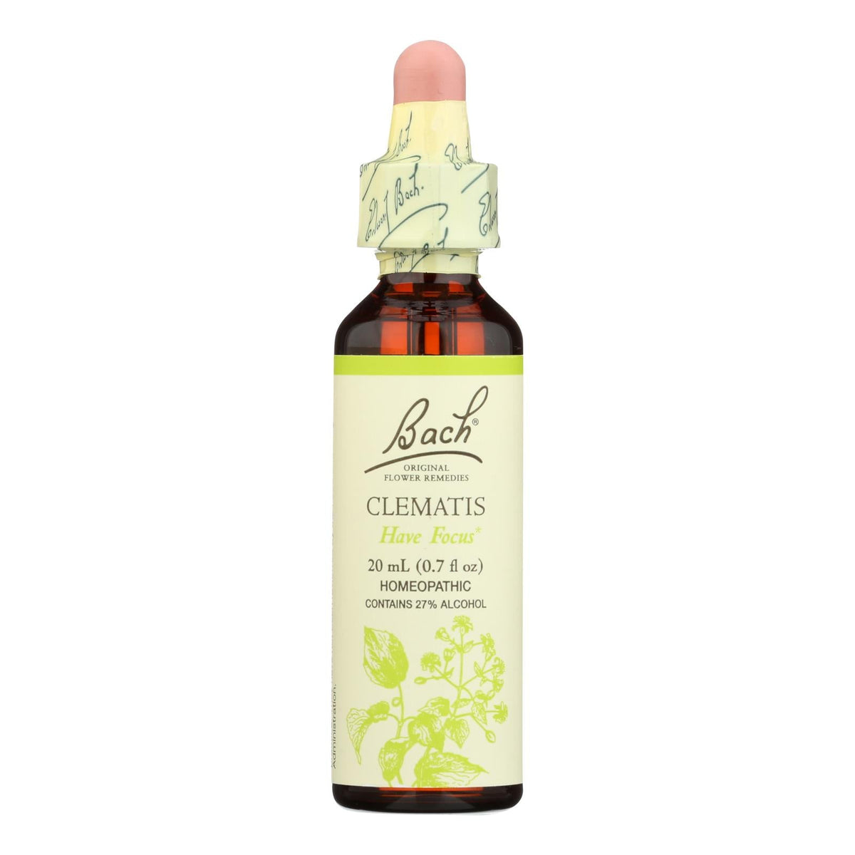 Bach Flower Remedies Clematis Essence, 0.7 fl oz (Case of 3)