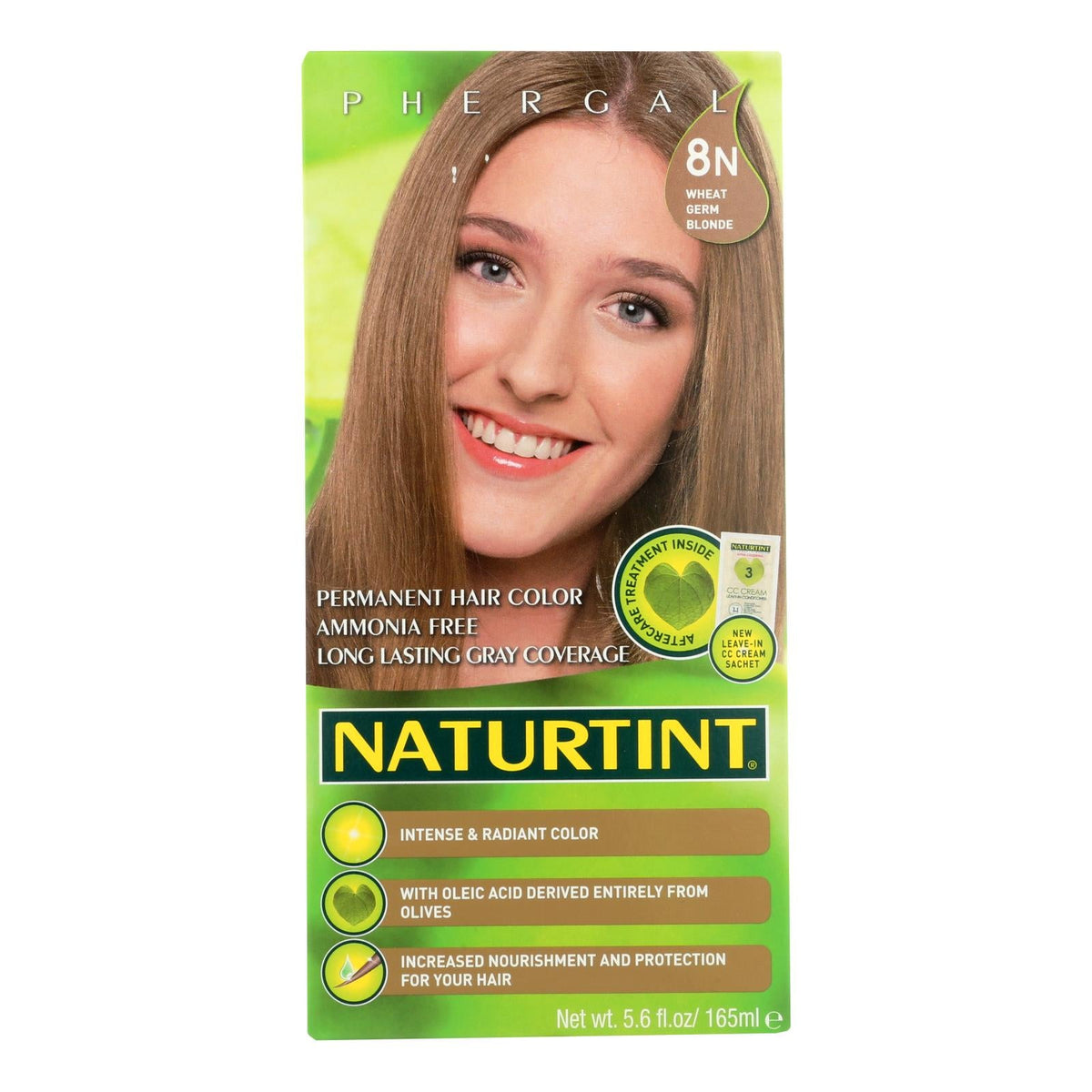 Naturtint Permanent Hair Color, 8N Wheat Germ Blonde, 5.28 oz (Case of 3)