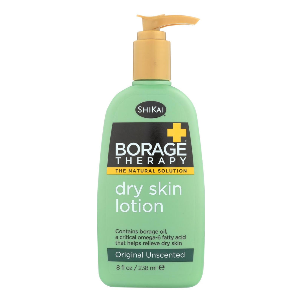 Shikai Borage Therapy Dry Skin Lotion, Unscented, 8 fl oz