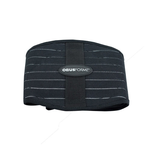 ObusForme Men’s Back Support Belt S/M – Black, Adjustable Lumbar Support for Posture & Lifting