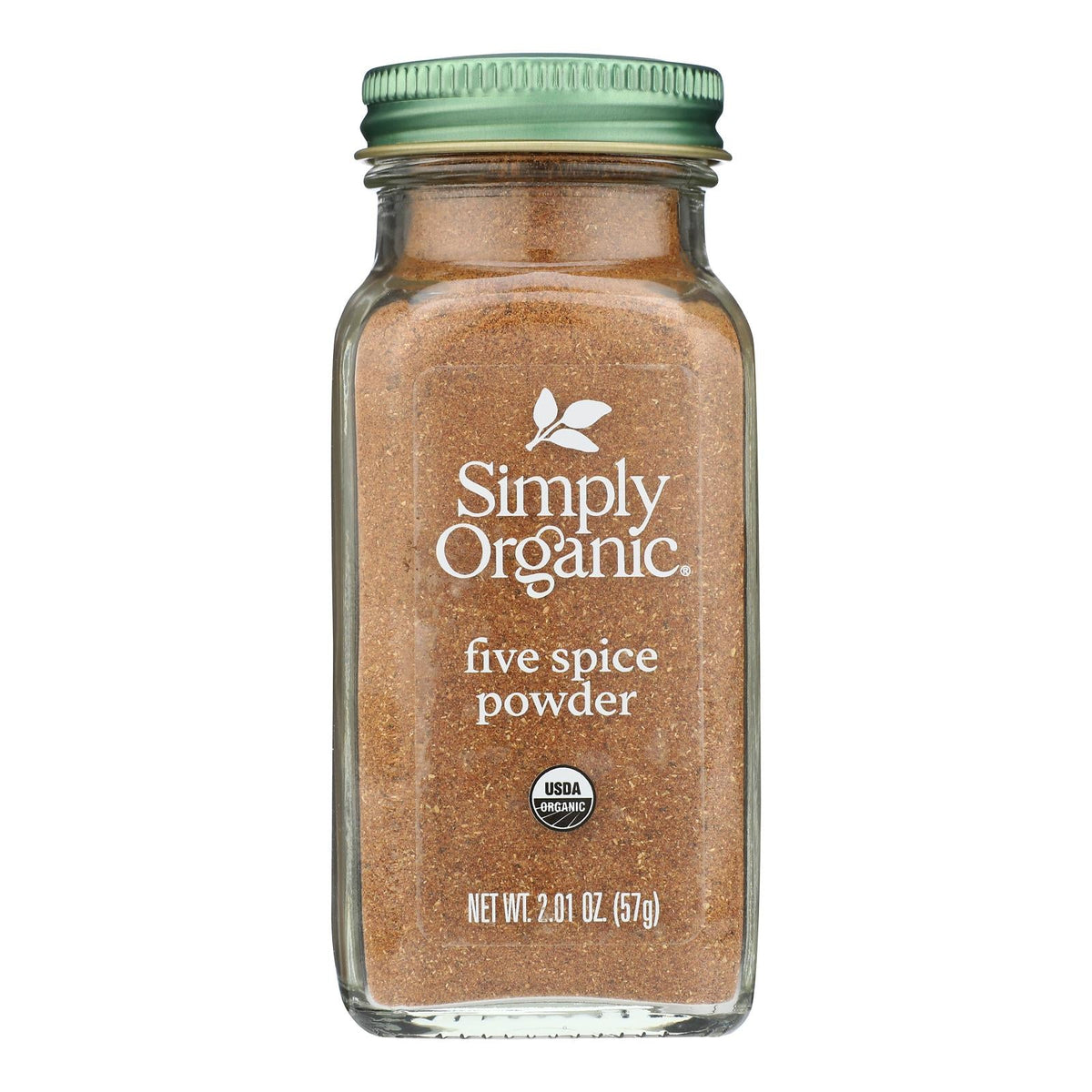 Simply Organic Five Spice Powder Seasoning Blend - Kosher, USDA Organic, Case of 6 (2.01 Oz Each) for Cooking & Baking