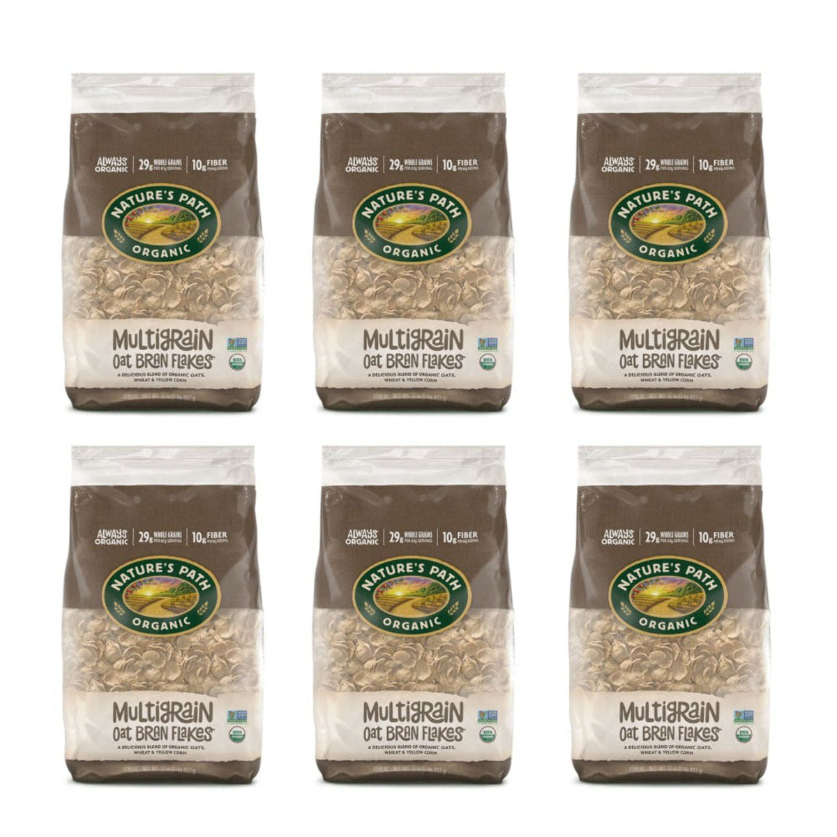 Nature's Path Organic Multigrain Oat Bran Cereal, 32 oz (Case of 6)