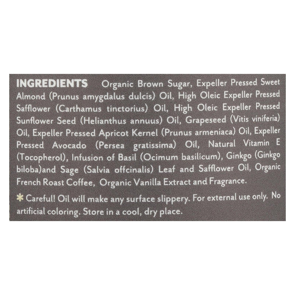 Soothing Touch French Vanilla Latte Brown Sugar Scrub - Hydrating Ayurvedic Skin Care, 16 oz