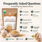 Organic Garlic Granules – For Marinades, Rubs & Roasting