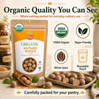 Organic Whole Nutmeg – Grate Fresh for Baking & Chai