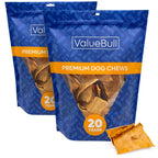 ValueBull USA Beef Collagen Chips Dog Chews, Chicken Flavor, 2 Pound