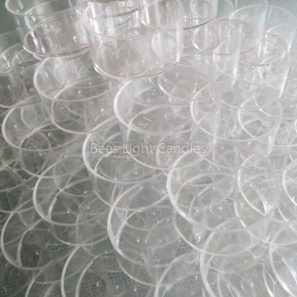 250 Clear Polycarbonate Tealight Cups