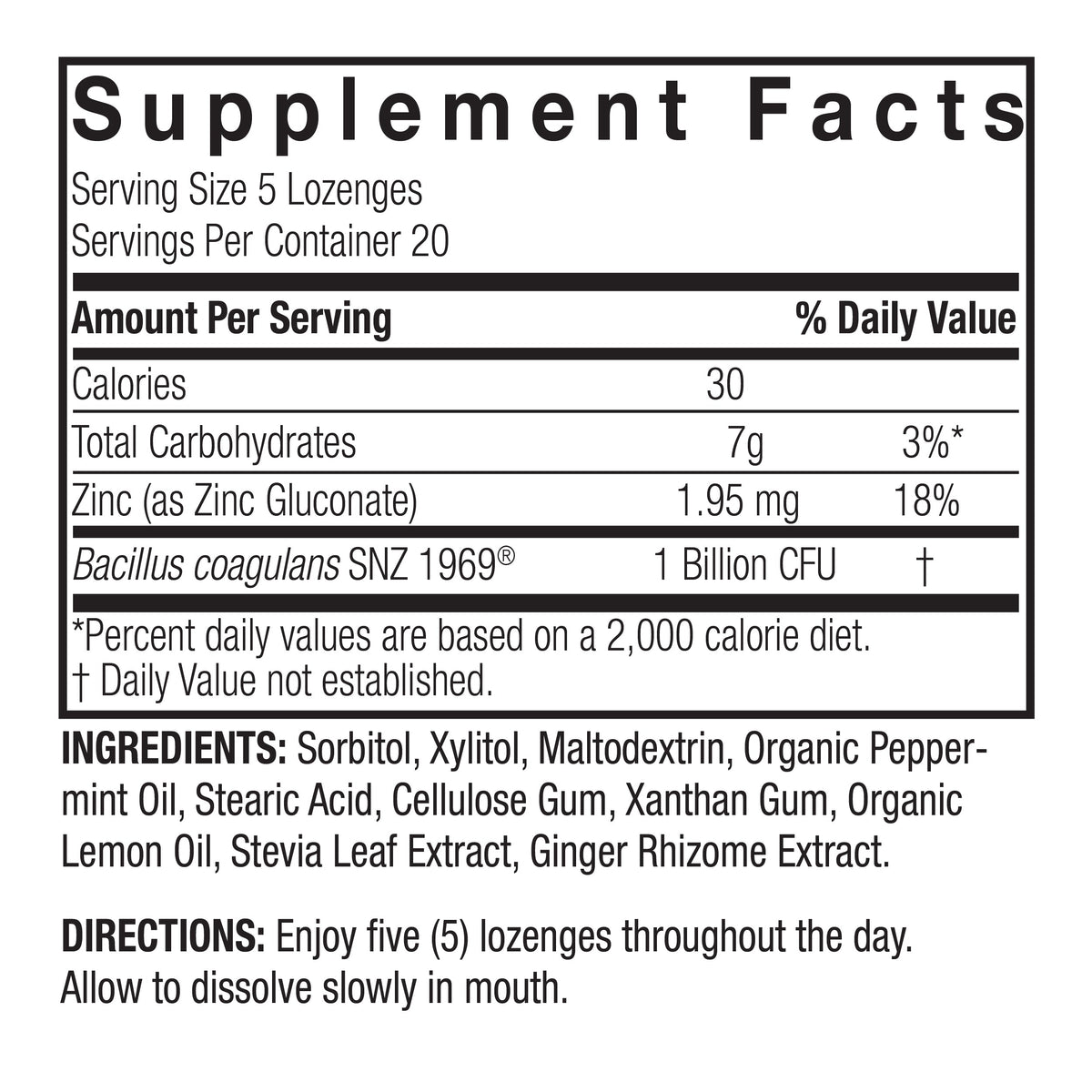 Nature's Answer PerioBrite Dry Mouth Lozenges - Lemon-Lime Mint | 100 Ct Oral Probiotics