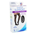 Blue Jay 20-30 mmHg Thigh High Compression Stockings - Firm Support Stay-Up Top - Large