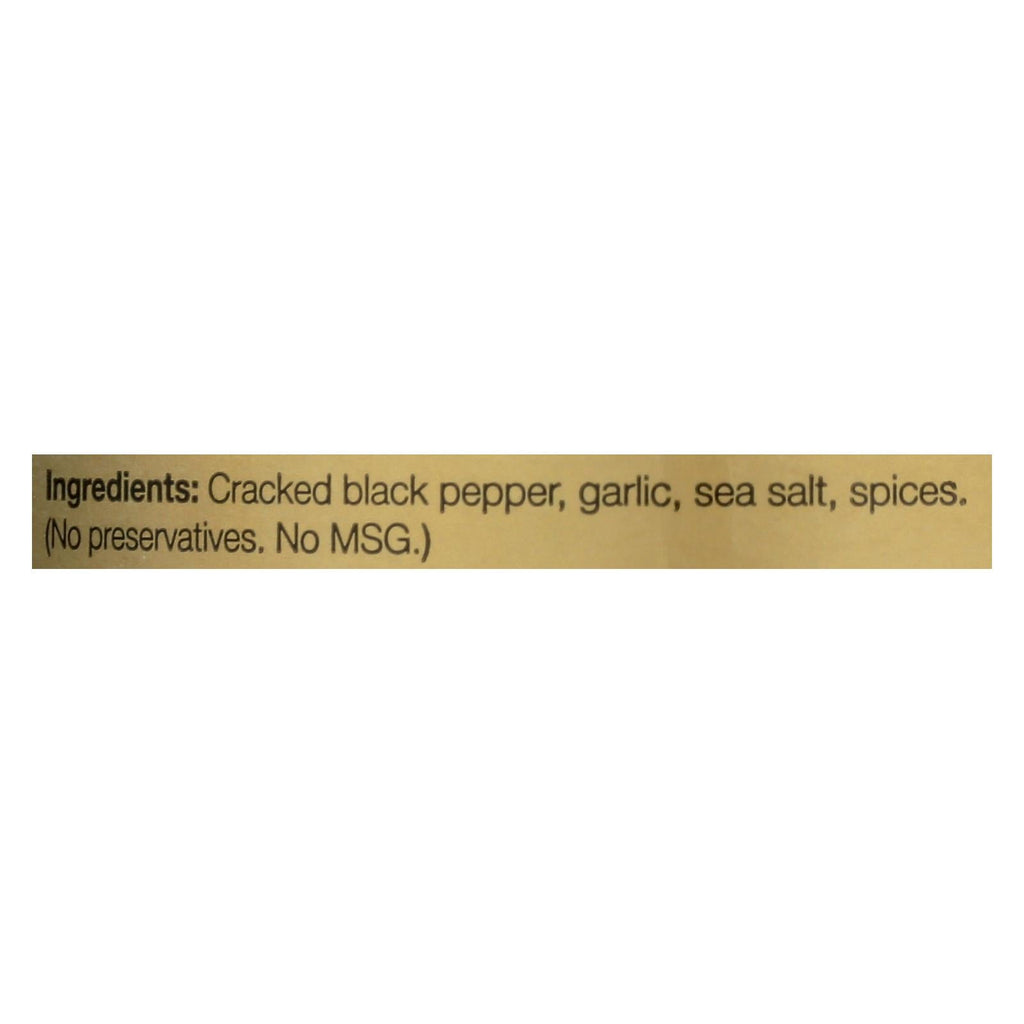 Borsari Seasoning Salt Crack Pepper - 6 Pack (4 oz) - Gluten-Free, Vegan, USA Made
